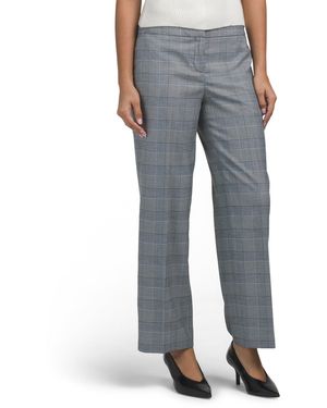 TJ Maxx Petite Wide Leg Pants For Polyester/Viscose - Gray