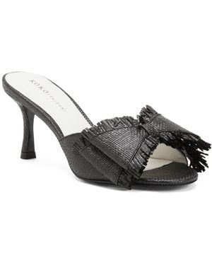 TJ Maxx Kyra Heeled Bow Sandals For Leather - Black