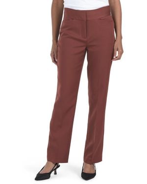 TJ Maxx Slim Pants For Polyester - Red
