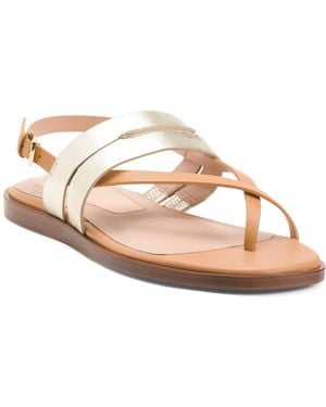 TJ Maxx Leather Go To Estella Thong Sandals For Leather - Pink