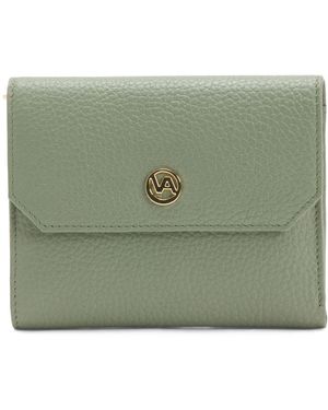 TJ Maxx Leather Folded Medium Wallet, Leather - Green