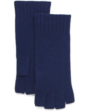 TJ Maxx Cashmere Fingerless Gloves - Blue