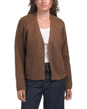 TJ Maxx Drea Open Cardigan, Polyester/Acrylic - Brown