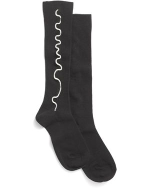 TJ Maxx Sofia Knee High Socks For Cotton/Polyester - Black