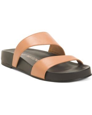 TJ Maxx Leather Miami Sport Slides For - Multicolor