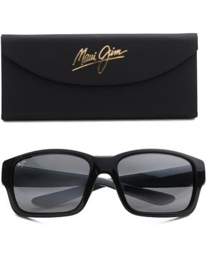 TJ Maxx 60Mm Kahana Titanium Frame Polarized Sunglasses For - Black