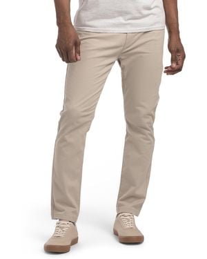 TJ Maxx Soft Peached Sateen Pants For Spandex/Cotton - Natural
