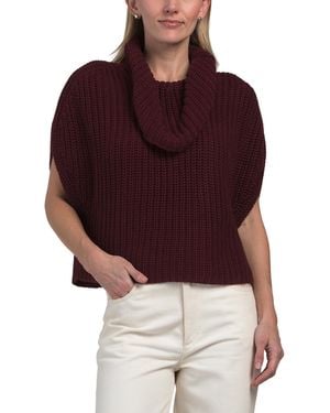 TJ Maxx Sleeveless Turtleneck Sweater, Cotton - Red