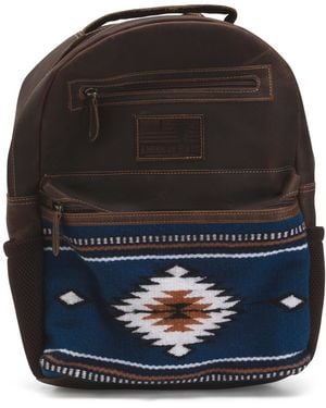 TJ Maxx Leather Aztec Front Backpack For - Black