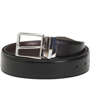 TJ Maxx Leather Luca Designer Reversible Belt For - Black