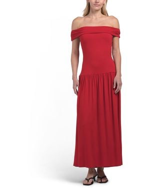 TJ Maxx Soraya Dress For Spandex/Polyester/Rayon - Red