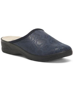 TJ Maxx Electric Slides For Leather - Blue
