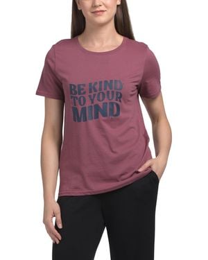 TJ Maxx Organic Cotton Softspun Crew Neck T-Shirt For - Purple