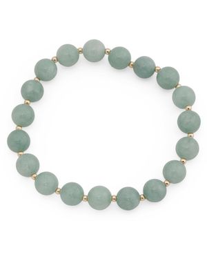 TJ Maxx 14Kt Jade Bead Stretch Bracelet - Green