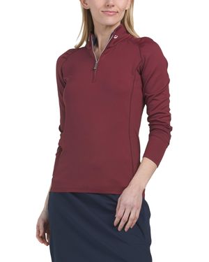 TJ Maxx Upf 50 Shasta Midlayer Half Zip Jacket For - Purple