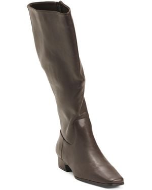 TJ Maxx Florance Wide Calf High Shaft Boots For Leather - Brown