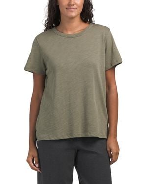 TJ Maxx Relaxed Boyfriend T-Shirt For Cotton - Green