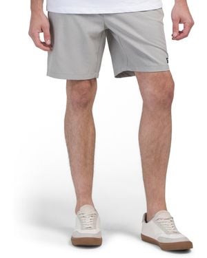 TJ Maxx Compass Hybrid Walk Shorts For Polyester - Gray