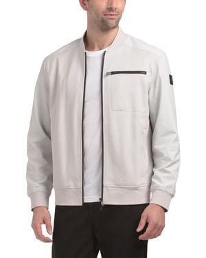 TJ Maxx Perido Bomber Jacket For Nylon/Cotton/Polyester - Gray