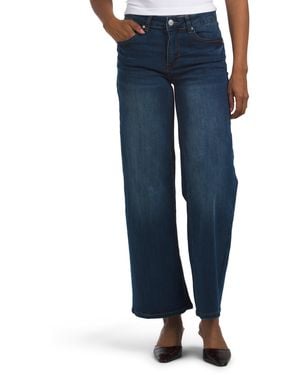 TJ Maxx Slim Wide Leg Jeans For Spandex/Cotton/Polyester - Blue