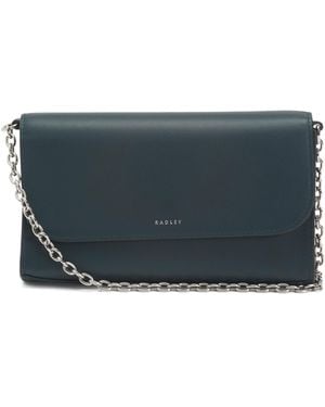 TJ Maxx Leather The Rathbone Micro Flapover Crossbody - Gray