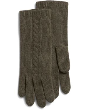 TJ Maxx Cashmere Cable Knit Gloves For - Green