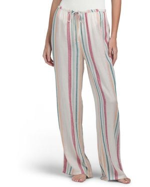 TJ Maxx Lily Cover-Up Pants For Linen/Viscose - Gray
