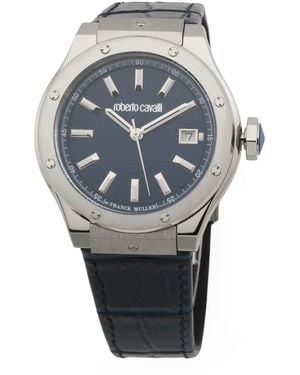 TJ Maxx Swiss Made Leather Strap Watch - Gray