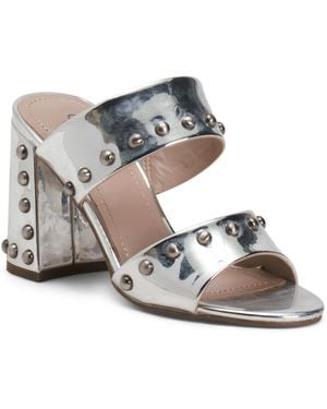 TJ Maxx Roaring Studded Heeled Sandals For - Metallic