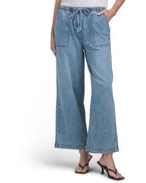 TJ Maxx Cloud Luxe Cropped Jeans For Cotton/Polyester - Blue
