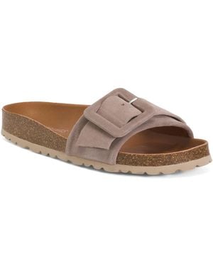 TJ Maxx Suede Fashion Sandals For - Brown