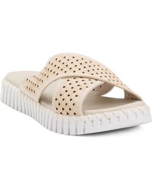 TJ Maxx Tulip Cross Band Sandals For - White