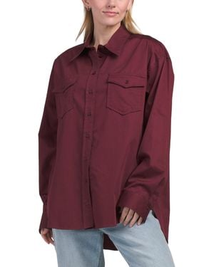 TJ Maxx Flamy Shirt For Cotton - Purple