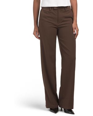 TJ Maxx Wide Leg Pants For Spandex/Polyester/Rayon - Brown