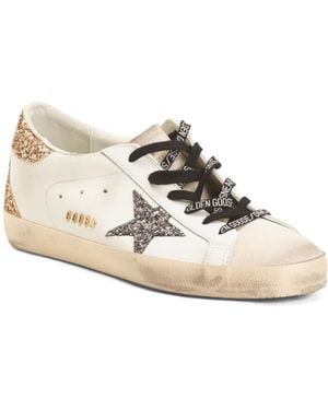 TJ Maxx Leather Super-Star Sneakers For - White