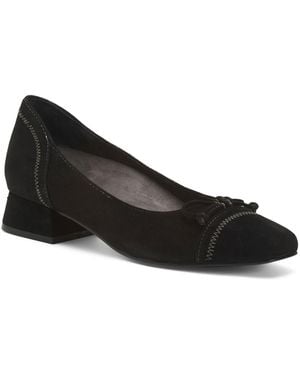 TJ Maxx Suede Harriot Low Heels For - Black
