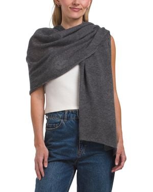 TJ Maxx Cashmere Wrap Scarf - Gray