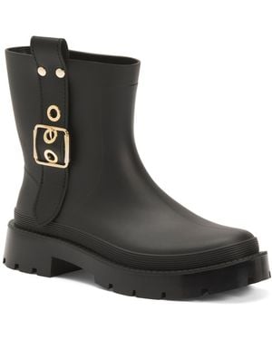 TJ Maxx Puddle Chic Rain Boots For - Black