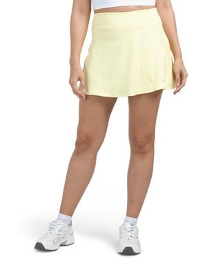 TJ Maxx Daybreak Knit Mini Skort, Spandex/Polyester - Yellow