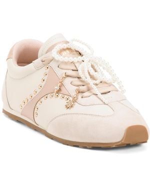 TJ Maxx Suede And Leather Sneakers For Leather/Suede - Natural