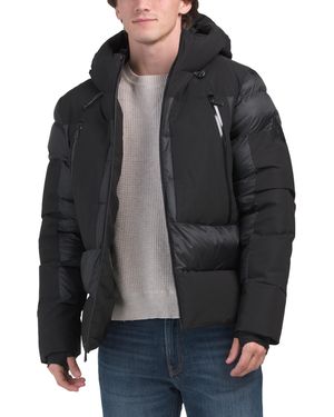 TJ Maxx Barren Midweight Puffer Coat For Polyester - Black