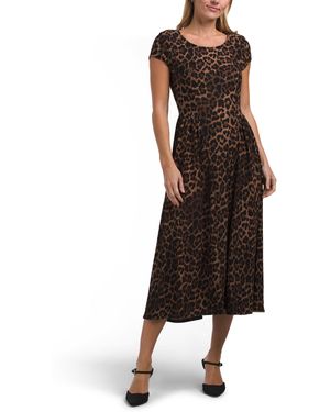 TJ Maxx Princess Seam Dress For Spandex/Polyester - Black