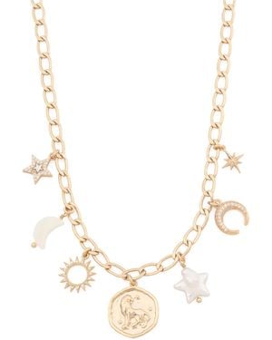TJ Maxx Leo Charm Necklace - Natural