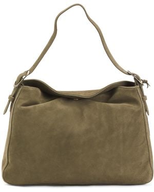 TJ Maxx Suede Flap Over Hobo For - Green