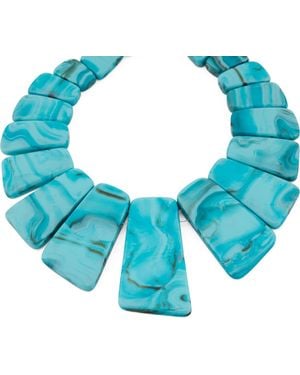 TJ Maxx Resin Necklace - Blue