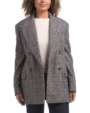 TJ Maxx Wool Blend Jacket, Wool/Alpaca - Gray