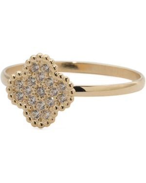TJ Maxx 14Kt Cubic Zirconia Clover Ring - White