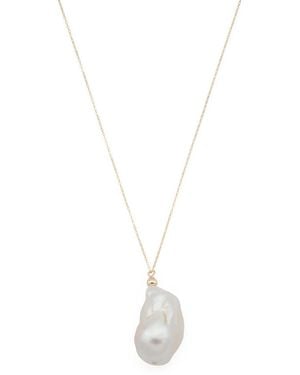 TJ Maxx 14Kt Baroque Pendant Necklace - White