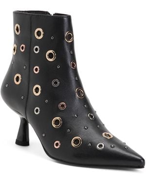 TJ Maxx Leather Uru Ankle Booties For - Black