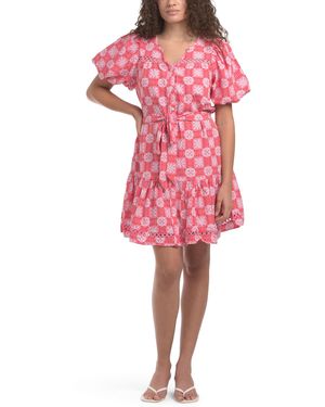 TJ Maxx Addison Mini Dress For Spandex/Polyester - Pink